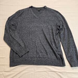 Banana Republic Men's Cotton Silk Cashmere V-neck Pullover Sweater Size L